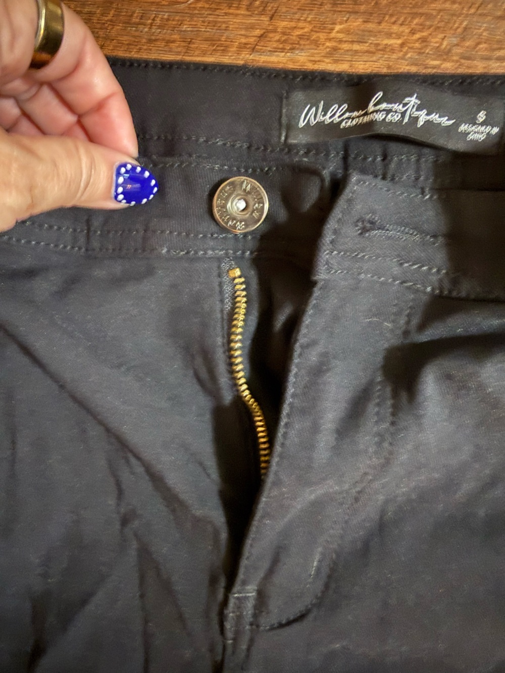 Willow & Root Black High Rise Super Flare Bell Bottom Pants S - Picture 3 of 4